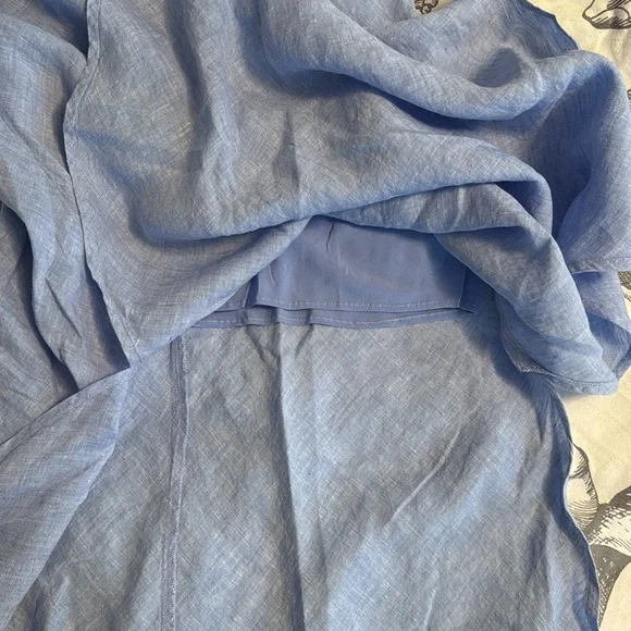 J.Crew Gwyneth slip skirt in linen CI648 - Picture 4 of 8